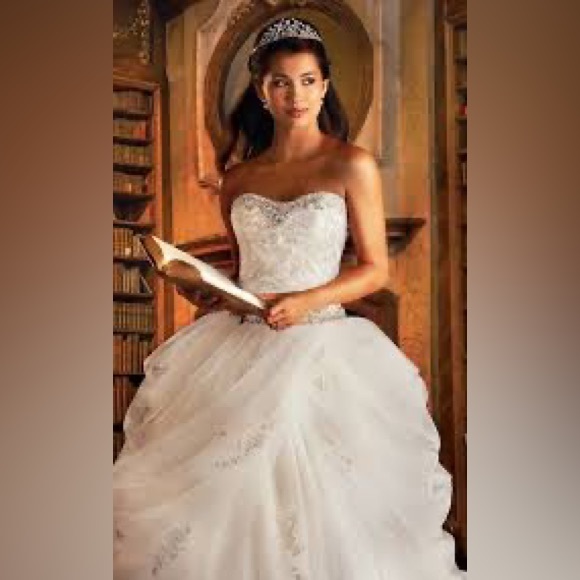 alfred angelo disney fairy tale weddings bridal collection (belle) - Picture 6 of 6